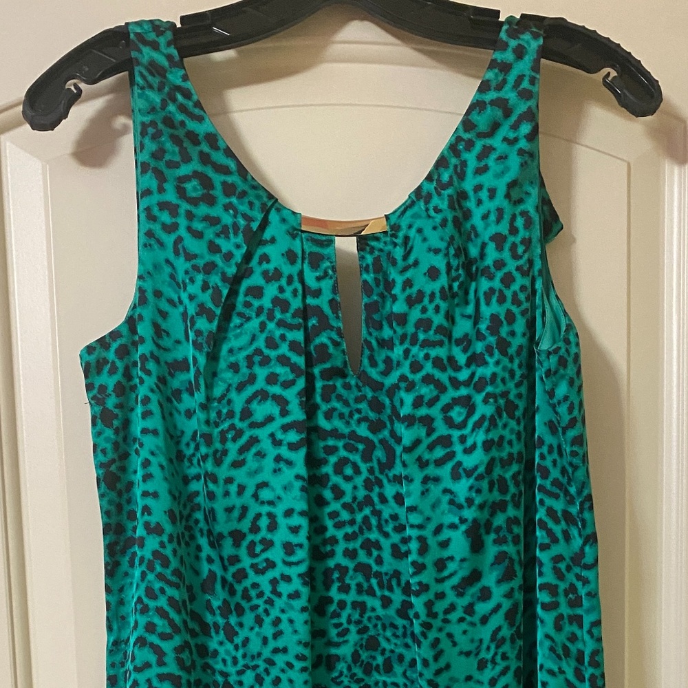 Leopard green Dress